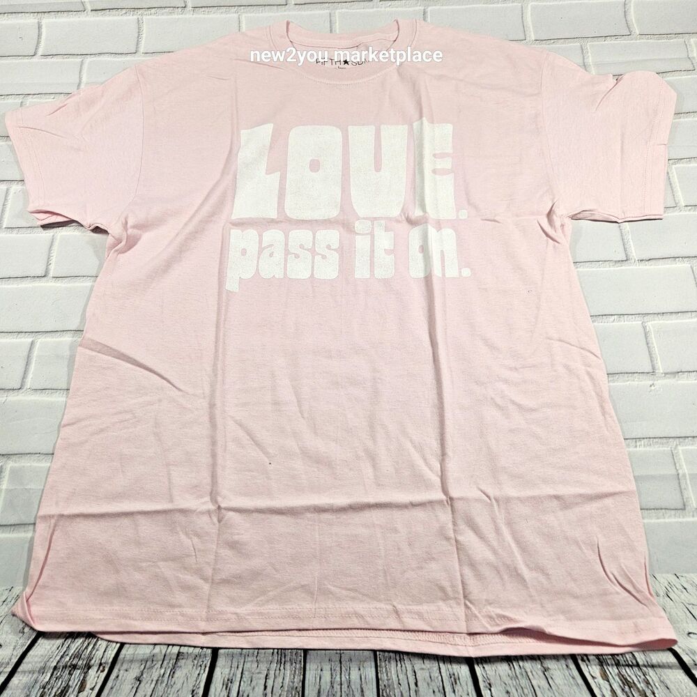 Fifth Sun Love Pass It On Size Large T Shirt Woma… - image 6